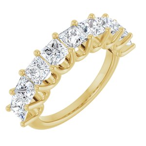 14K Yellow Gold 2 1/2 CTW Lab-Grown Diamond Anniversary Band