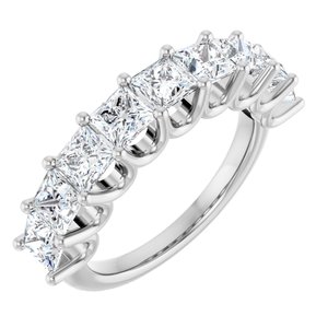 Platinum 2 1/2 CTW Lab-Grown Diamond Anniversary Band