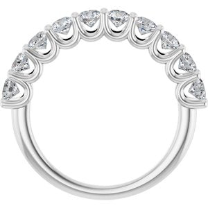 14K White Gold 1 1/5 CTW Lab-Grown Diamond Anniversary Band