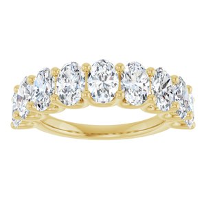 14K Yellow Gold 3 1/3 CTW Natural Diamond Annniversary Band