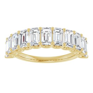 14K Yellow Gold 3 3/8 CTW Lab-Grown Diamond Anniversary Band