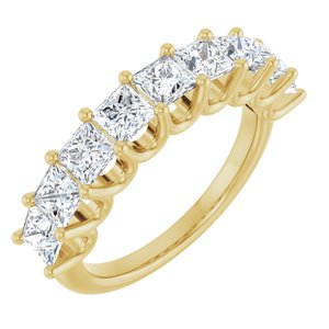 14K Yellow Gold 2 1/4 CTW Lab-Grown Diamond Anniversary Band