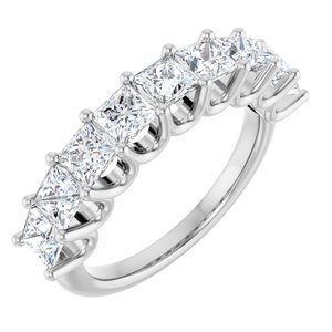 Platinum 2 1/4 CTW Lab-Grown Diamond Anniversary Band