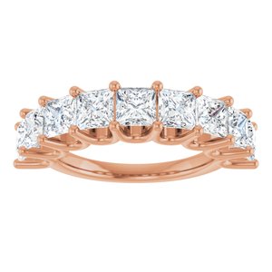 14K Rose Gold 3 5/8 CTW Lab-Grown Diamond Anniversary Band