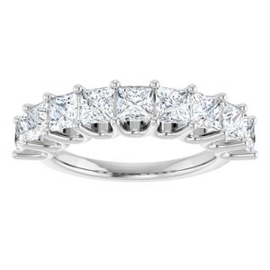 14K White Gold 2 1/4 CTW Lab-Grown Diamond Anniversary Band