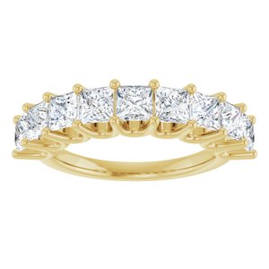 14K Yellow Gold 2 1/4 CTW Lab-Grown Diamond Anniversary Band