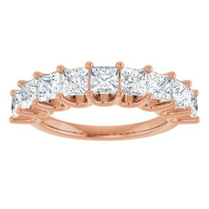 14K Rose Gold 2 1/4 CTW Lab-Grown Diamond Anniversary Band