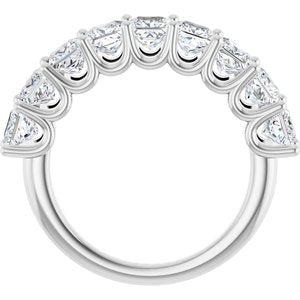 14K White Gold 2 1/2 CTW Lab-Grown Diamond Anniversary Band