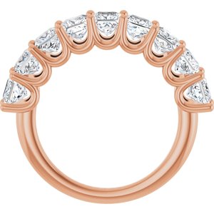 14K Rose Gold 2 1/2 CTW Lab-Grown Diamond Anniversary Band
