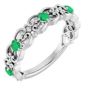 Vintage-Inspired Scroll Ring