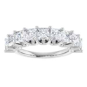 Platinum 2 1/2 CTW Lab-Grown Diamond Anniversary Band