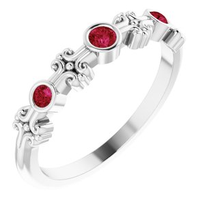 Bezel-Set Ring