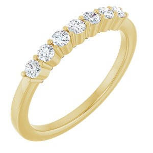 14K Yellow Gold 1/3 CTW Natural Diamond Anniversary Band