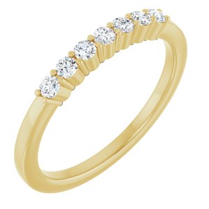 14K Yellow Gold 1/5 CTW Natural Diamond Anniversary Band