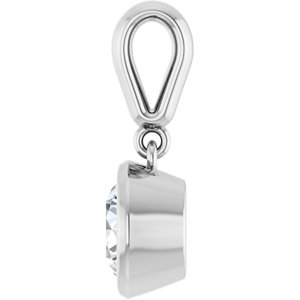 Continuum Sterling Silver 6.5 mm Round Charm/Pendant Mounting – image 5