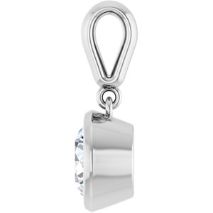 Continuum Sterling Silver 7 mm Round Charm/Pendant Mounting – image 5