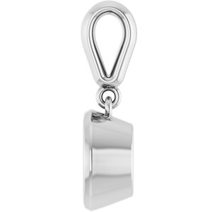 Sterling Silver 7 mm Round Charm/Pendant Mounting – image 6