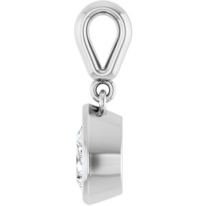 Sterling Silver 7x5 mm Pear Charm/Pendant Mounting – image 5