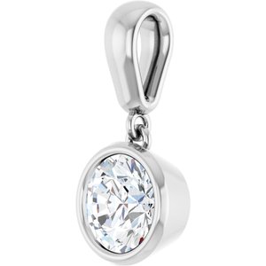 Continuum Sterling Silver 6.5 mm Round Charm/Pendant Mounting – image 3