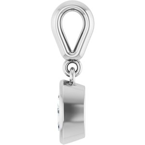 Sterling Silver 6x4 mm Oval Charm/Pendant Mounting – image 5