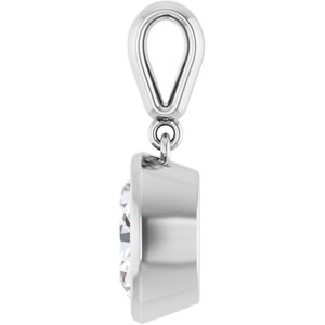 Sterling Silver 9x7 mm Oval Charm/Pendant Mounting – image 5