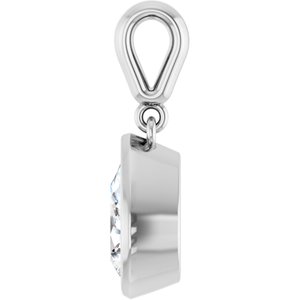 Continuum Sterling Silver 9x6 mm Pear Charm/Pendant Mounting – image 5