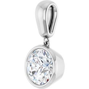 Sterling Silver 9 mm Round Charm/Pendant Mounting – image 3