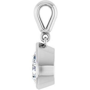 Continuum Sterling Silver 8x6 mm Pear Charm/Pendant Mounting – image 5