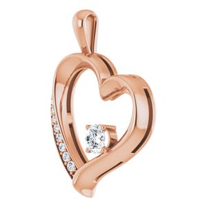 Accented Heart Pendant