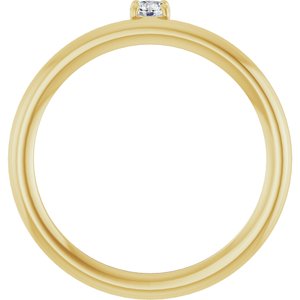Asymmetric Stackable Ring