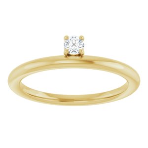 Asymmetric Stackable Ring