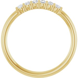 Accented Stackable Ring