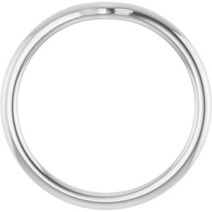 18K Palladium White Matching Band