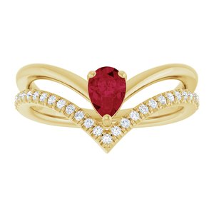 Negative Space V Ring