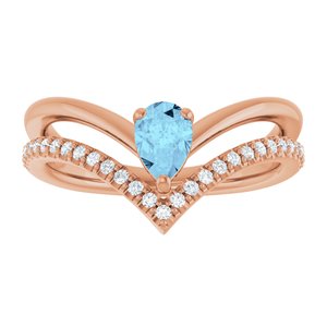 Negative Space V Ring