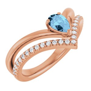 Negative Space V Ring