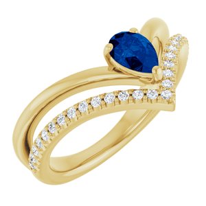 Negative Space V Ring