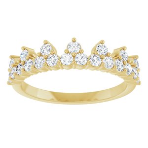 Accented Crown Ring
