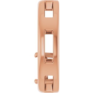 14K Rose Gold  5x3 mm Pear Pendant Mounting – image 6