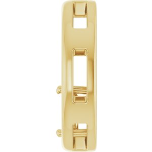 10K Yellow Gold  5x3 mm Pear Pendant Mounting – image 6