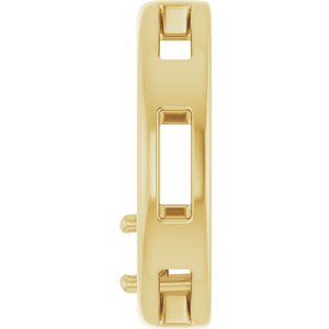 10K Yellow Gold  3.5 mm Round Pendant Mounting – image 6