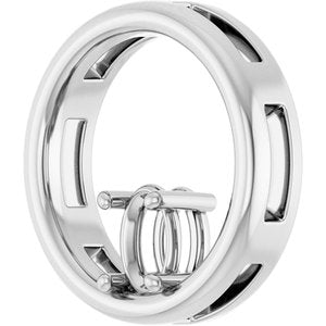 14K White Gold  6x4 mm Oval Pendant Mounting – image 4