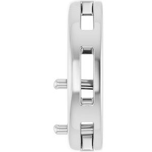 Sterling Silver  7 mm Round Pendant Mounting – image 6