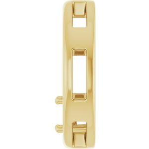 10K Yellow Gold  3.8 mm Round Pendant Mounting – image 6