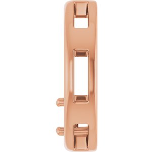 14K Rose Gold  3.8 mm Round Pendant Mounting – image 6