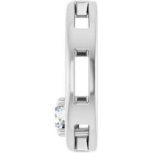 Platinum  4.1 mm Round Pendant Mounting – image 5