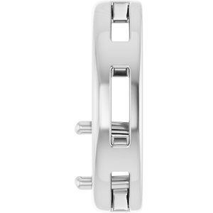10K White Gold  5.8 mm Round Pendant Mounting – image 6