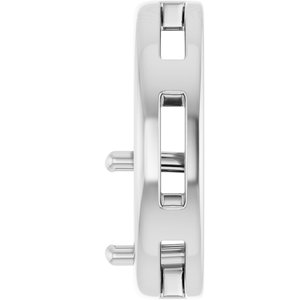 Platinum  7.4 mm Round Pendant Mounting – image 6