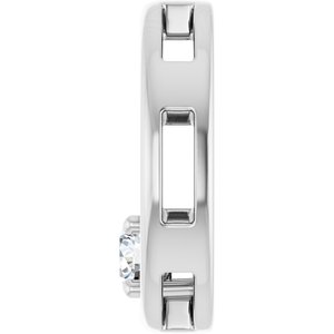 Sterling Silver  3.75 mm Round Pendant Mounting – image 5