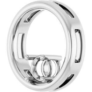 Platinum  5.2 mm Round Pendant Mounting – image 4